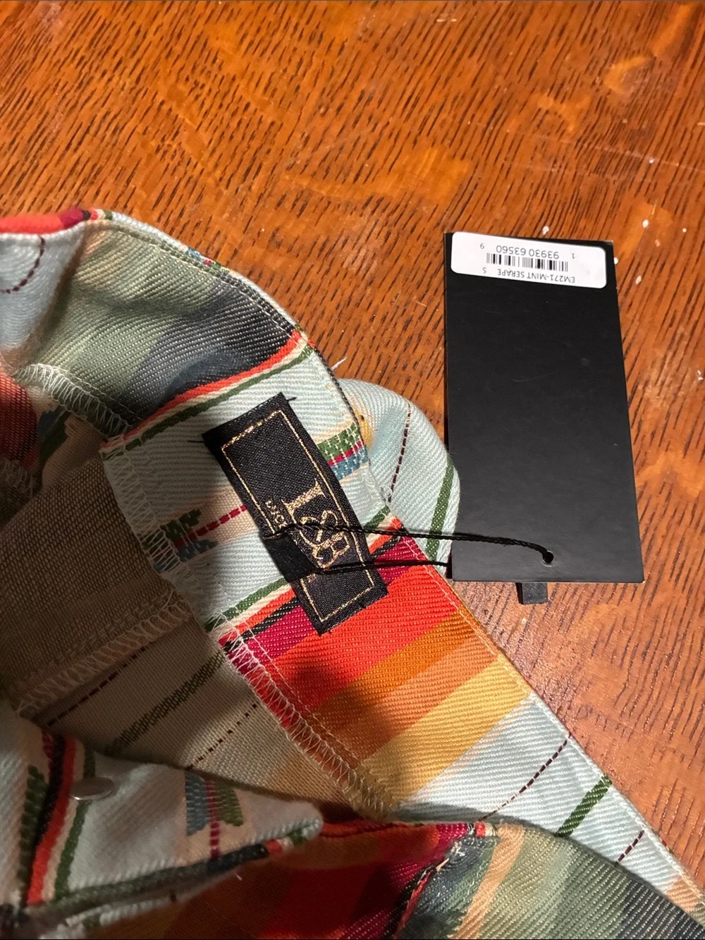 Boho Western Serape Stripe Bell Bottom Pants - Picture 4 of 6